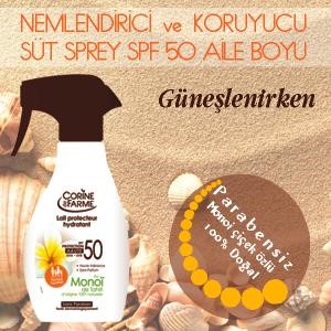 Nemlendirici ve Koruyucu Süt Sprey SPF50 Aile Boyu